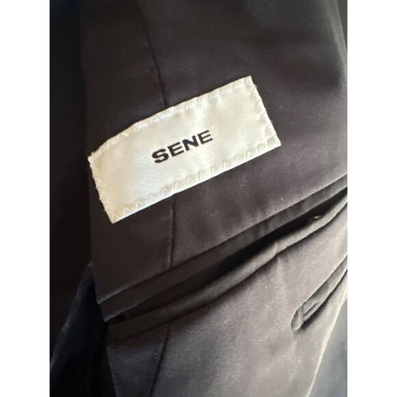 Sene Mens Black Blazer Jacket Size M Tailored Fit - Picture 6 of 7